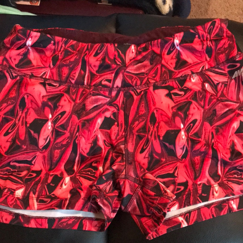 Sports spandex, stretchy and comfortable.